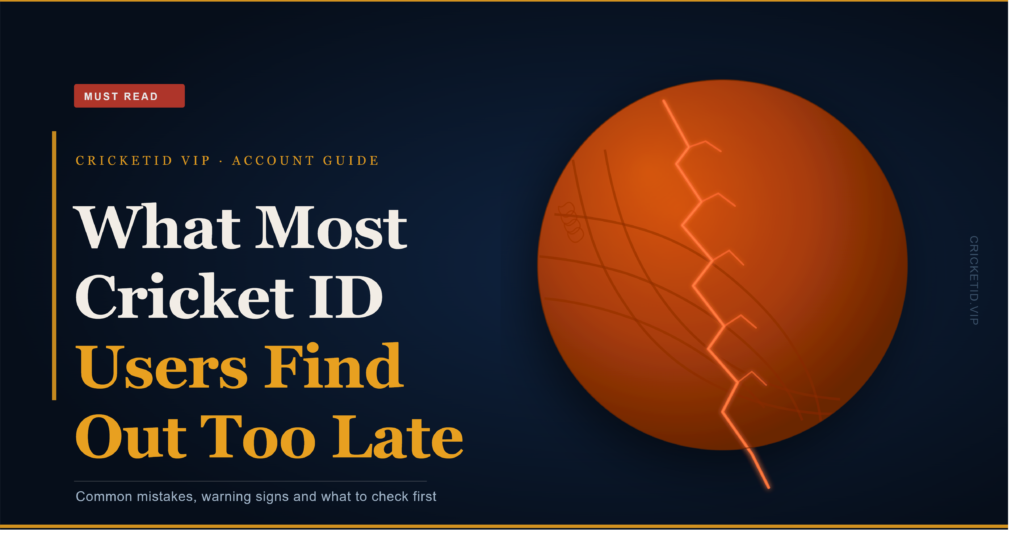 Cricket ID: What Most Users Find Out Too Late