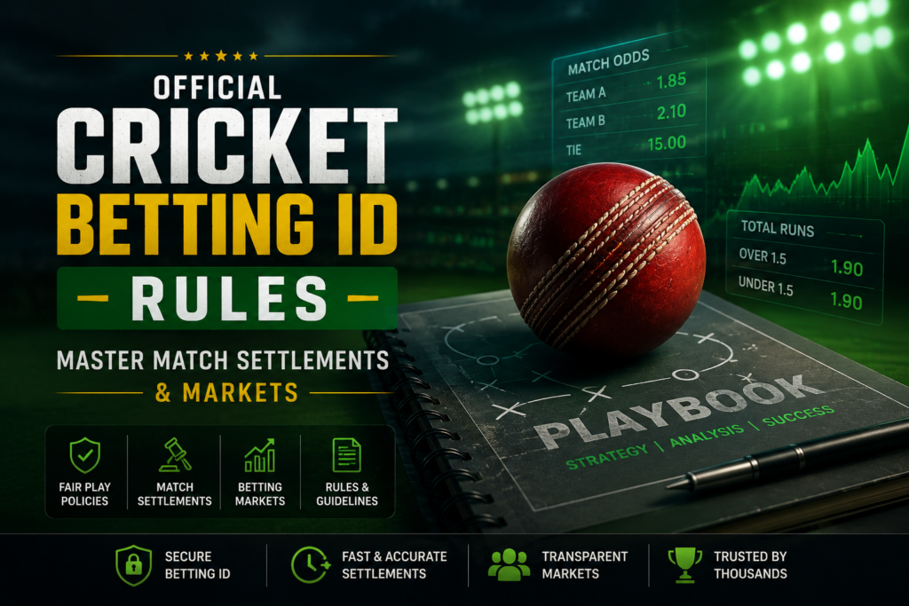 Complete Cricket Betting ID Rules Guide: Terms, Markets & Settlements